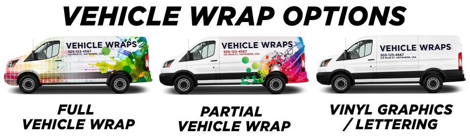 Oakton Vehicle Wraps vehicle wrap options